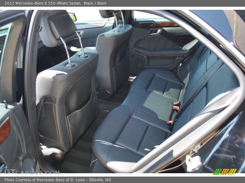 Black / Black 2012 Mercedes-Benz E 350 4Matic Sedan