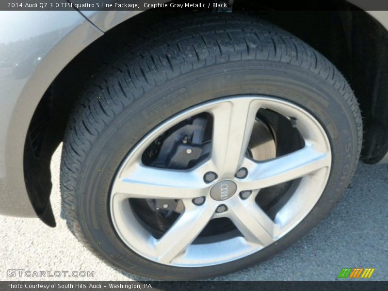 Graphite Gray Metallic / Black 2014 Audi Q7 3.0 TFSI quattro S Line Package