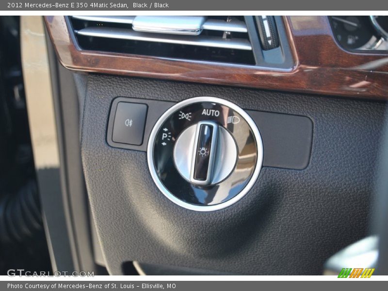 Black / Black 2012 Mercedes-Benz E 350 4Matic Sedan