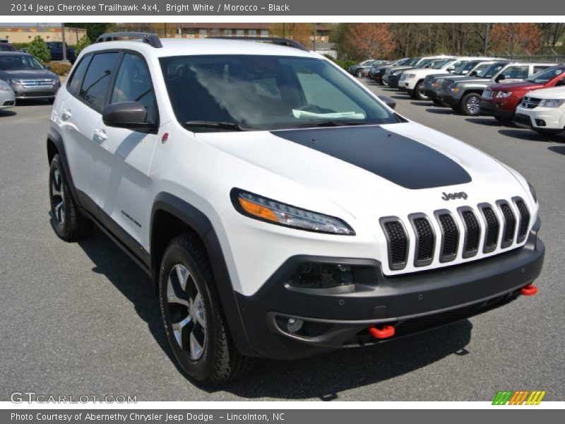 Bright White / Morocco - Black 2014 Jeep Cherokee Trailhawk 4x4