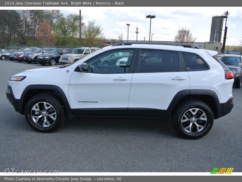 Bright White / Morocco - Black 2014 Jeep Cherokee Trailhawk 4x4