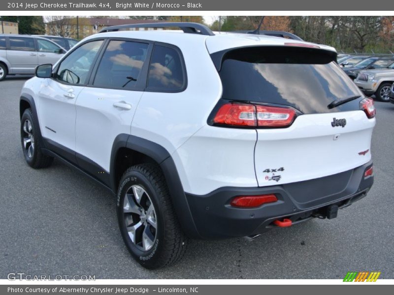 Bright White / Morocco - Black 2014 Jeep Cherokee Trailhawk 4x4