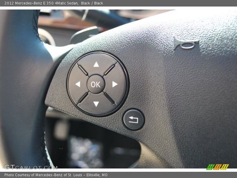 Black / Black 2012 Mercedes-Benz E 350 4Matic Sedan
