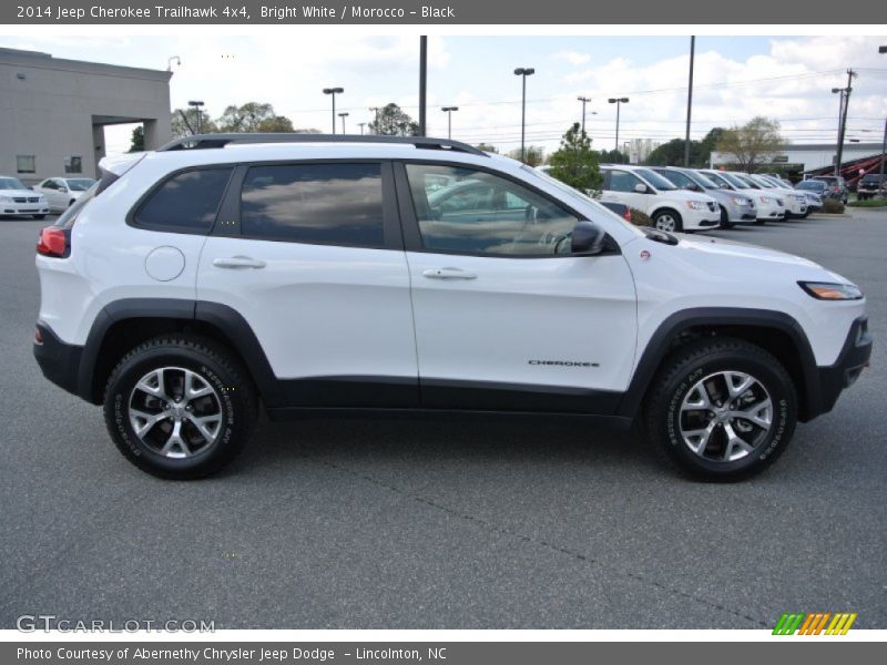 Bright White / Morocco - Black 2014 Jeep Cherokee Trailhawk 4x4
