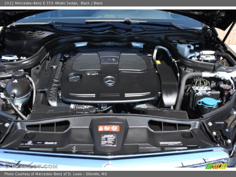 Black / Black 2012 Mercedes-Benz E 350 4Matic Sedan