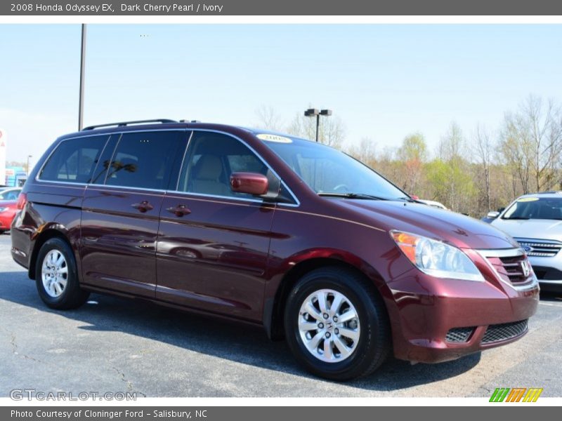 Dark Cherry Pearl / Ivory 2008 Honda Odyssey EX