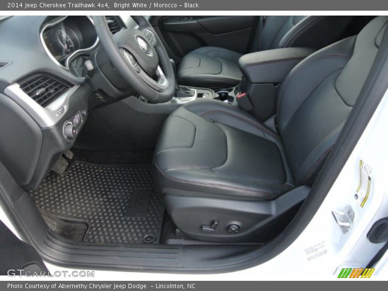 Bright White / Morocco - Black 2014 Jeep Cherokee Trailhawk 4x4
