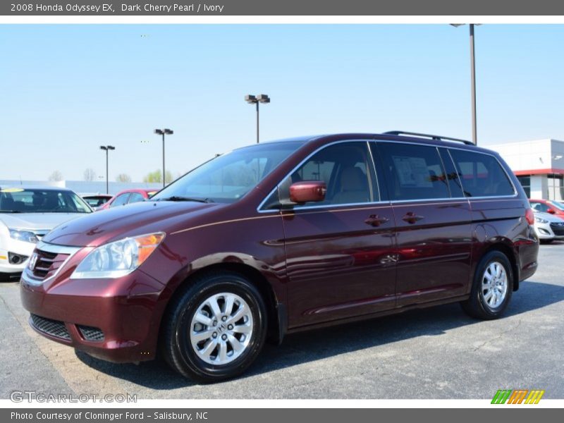 Dark Cherry Pearl / Ivory 2008 Honda Odyssey EX