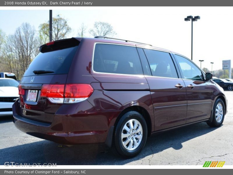Dark Cherry Pearl / Ivory 2008 Honda Odyssey EX