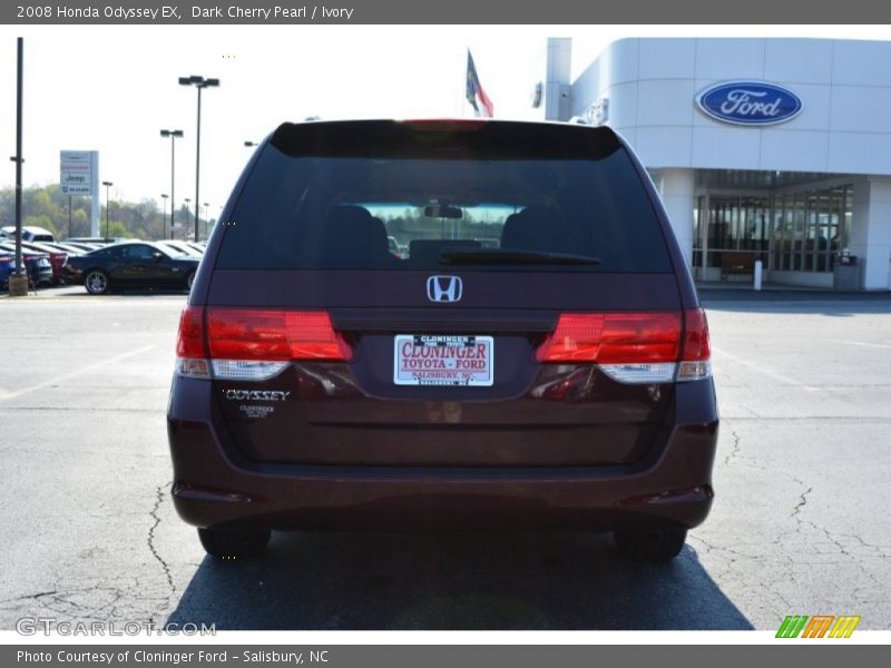 Dark Cherry Pearl / Ivory 2008 Honda Odyssey EX
