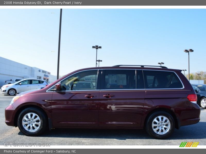 Dark Cherry Pearl / Ivory 2008 Honda Odyssey EX