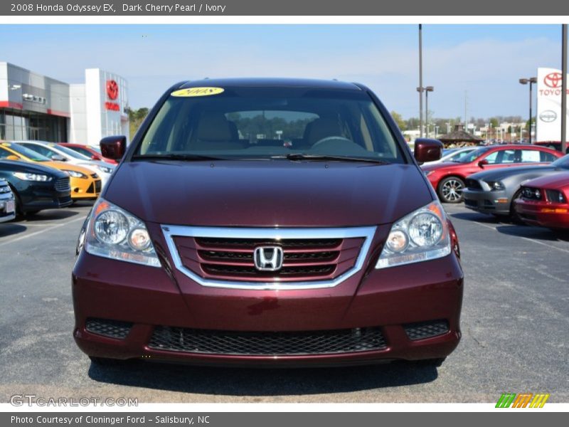 Dark Cherry Pearl / Ivory 2008 Honda Odyssey EX