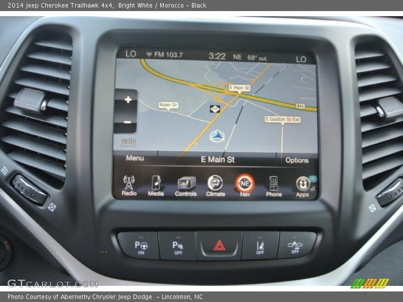 Bright White / Morocco - Black 2014 Jeep Cherokee Trailhawk 4x4