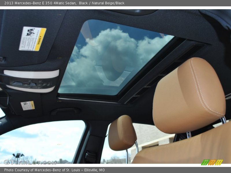 Black / Natural Beige/Black 2013 Mercedes-Benz E 350 4Matic Sedan