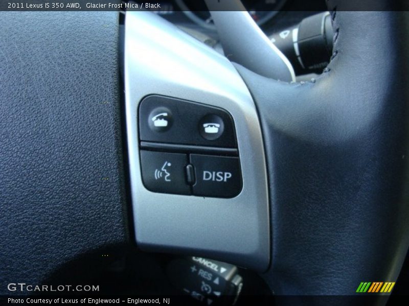 Glacier Frost Mica / Black 2011 Lexus IS 350 AWD