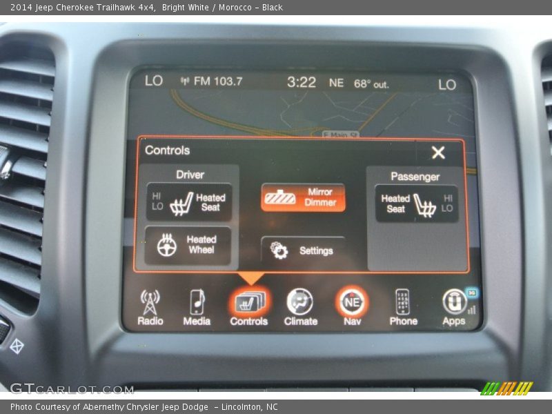 Bright White / Morocco - Black 2014 Jeep Cherokee Trailhawk 4x4