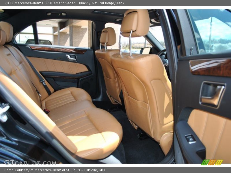 Black / Natural Beige/Black 2013 Mercedes-Benz E 350 4Matic Sedan