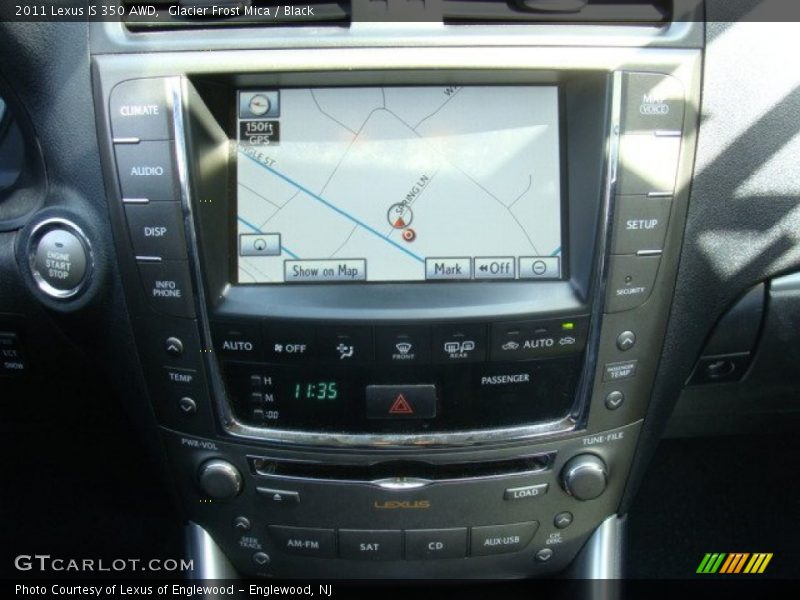 Controls of 2011 IS 350 AWD