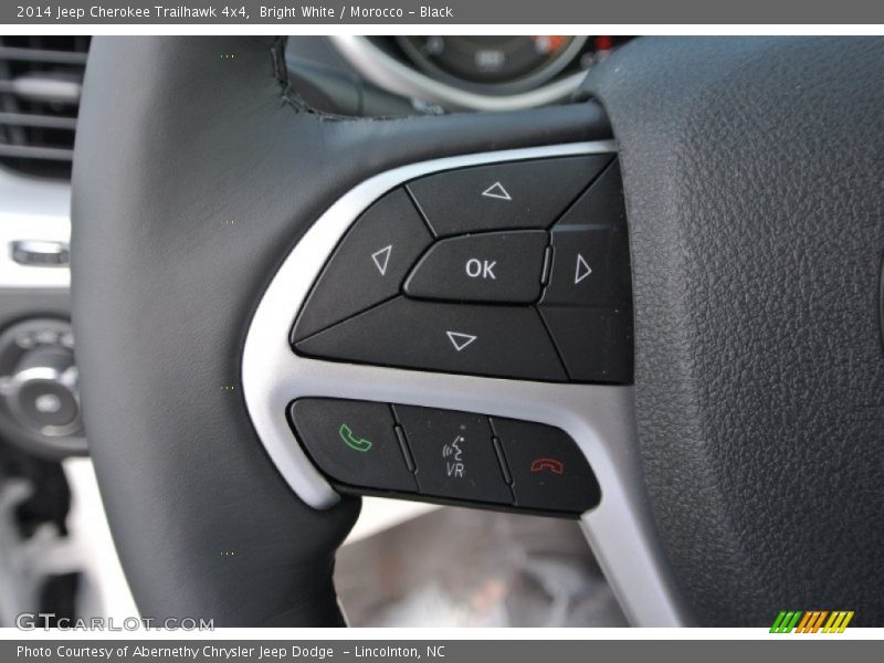Bright White / Morocco - Black 2014 Jeep Cherokee Trailhawk 4x4