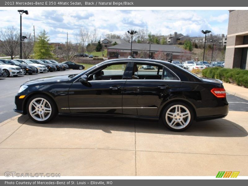 Black / Natural Beige/Black 2013 Mercedes-Benz E 350 4Matic Sedan
