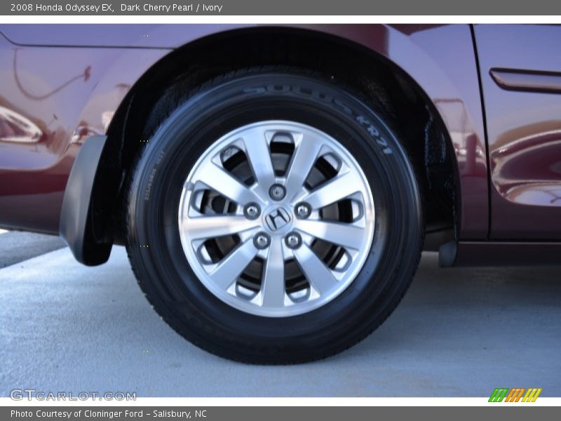 Dark Cherry Pearl / Ivory 2008 Honda Odyssey EX