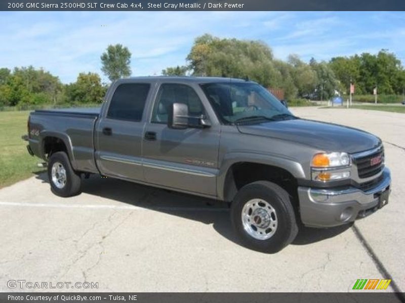 Steel Gray Metallic / Dark Pewter 2006 GMC Sierra 2500HD SLT Crew Cab 4x4