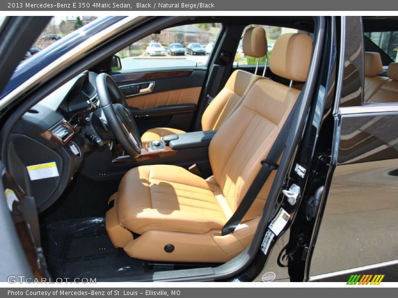 Black / Natural Beige/Black 2013 Mercedes-Benz E 350 4Matic Sedan