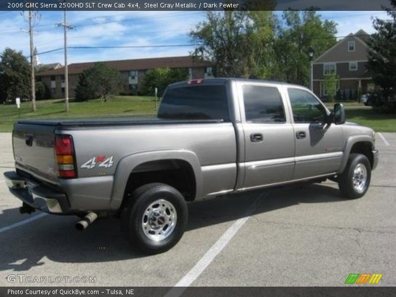 Steel Gray Metallic / Dark Pewter 2006 GMC Sierra 2500HD SLT Crew Cab 4x4