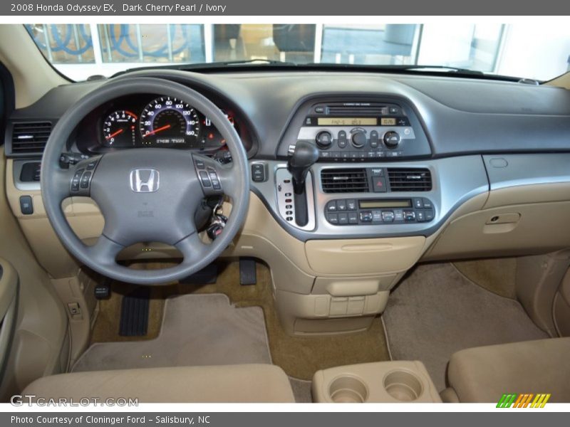 Dark Cherry Pearl / Ivory 2008 Honda Odyssey EX
