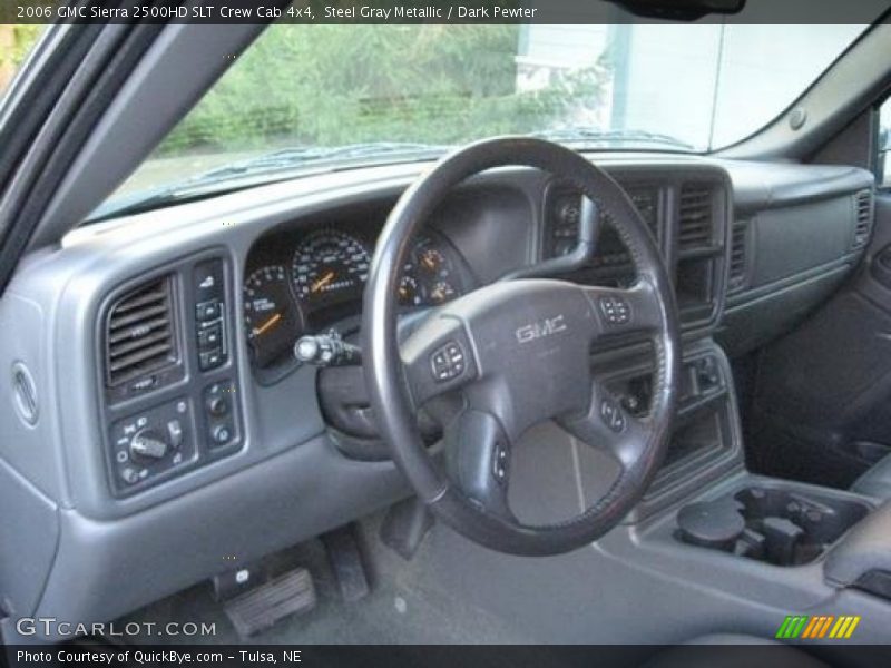 Steel Gray Metallic / Dark Pewter 2006 GMC Sierra 2500HD SLT Crew Cab 4x4