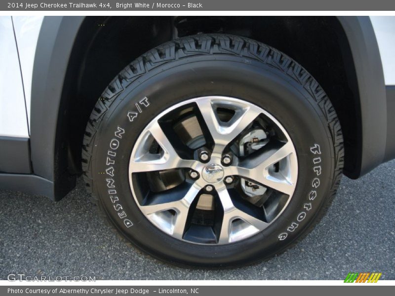 Bright White / Morocco - Black 2014 Jeep Cherokee Trailhawk 4x4