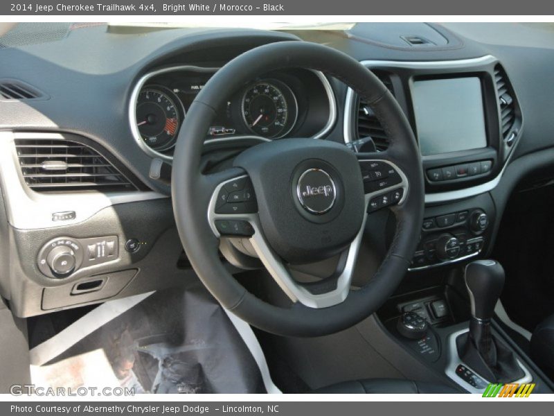 Bright White / Morocco - Black 2014 Jeep Cherokee Trailhawk 4x4