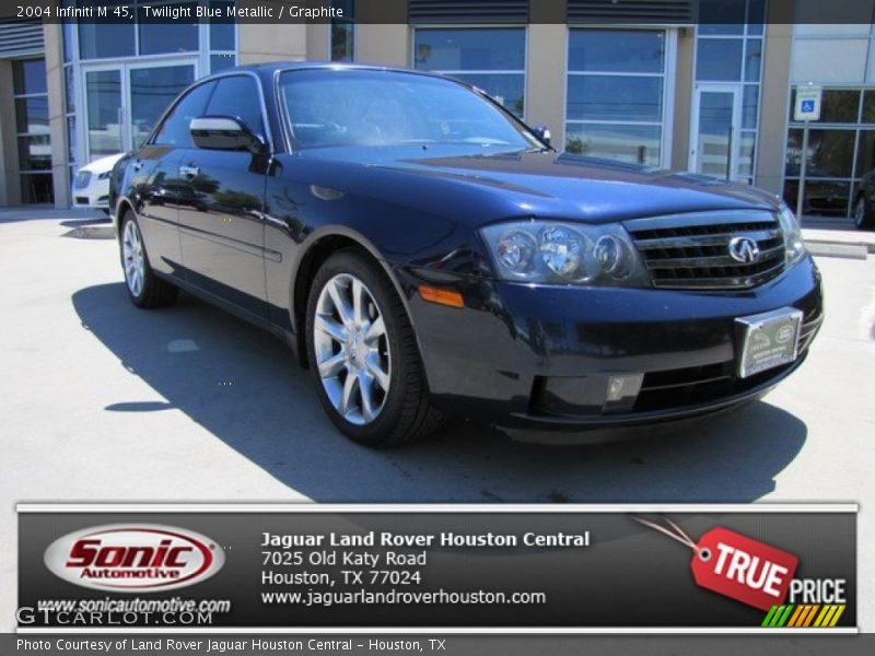 Twilight Blue Metallic / Graphite 2004 Infiniti M 45