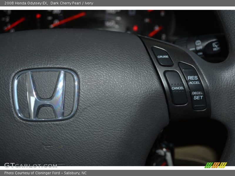 Dark Cherry Pearl / Ivory 2008 Honda Odyssey EX