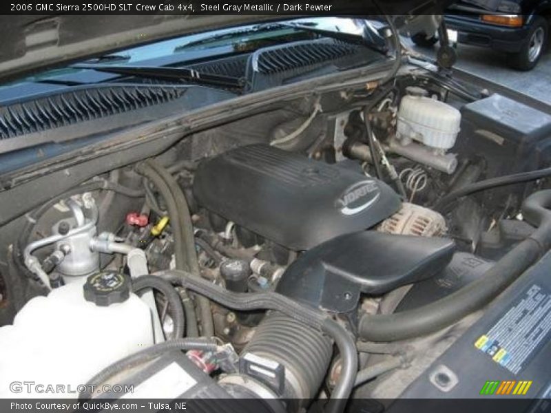 Steel Gray Metallic / Dark Pewter 2006 GMC Sierra 2500HD SLT Crew Cab 4x4