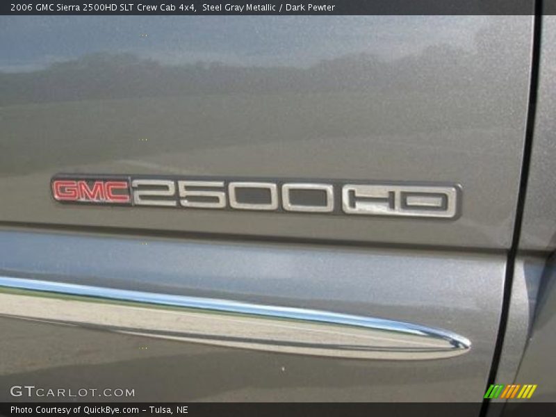 Steel Gray Metallic / Dark Pewter 2006 GMC Sierra 2500HD SLT Crew Cab 4x4