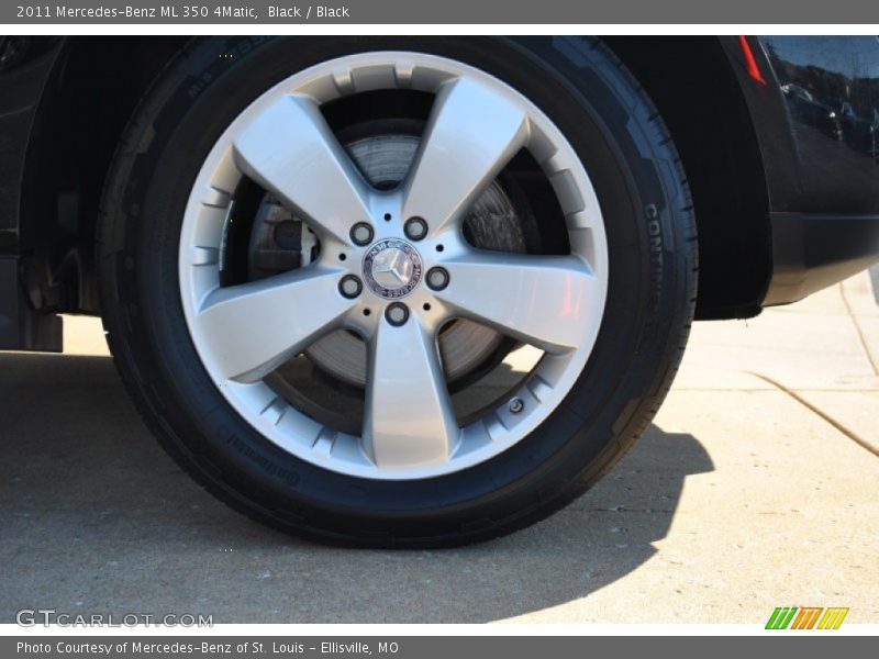 Black / Black 2011 Mercedes-Benz ML 350 4Matic