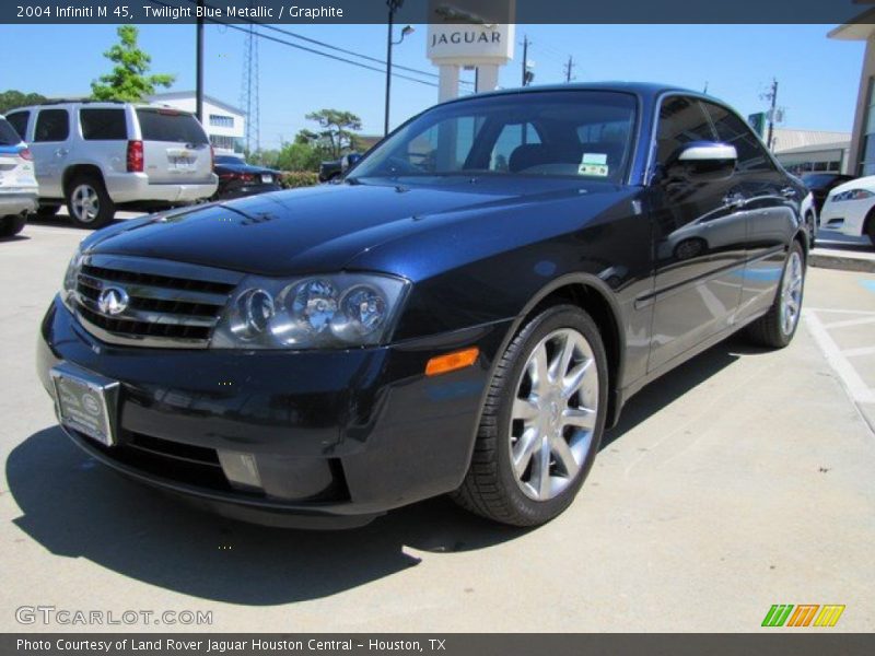 Twilight Blue Metallic / Graphite 2004 Infiniti M 45