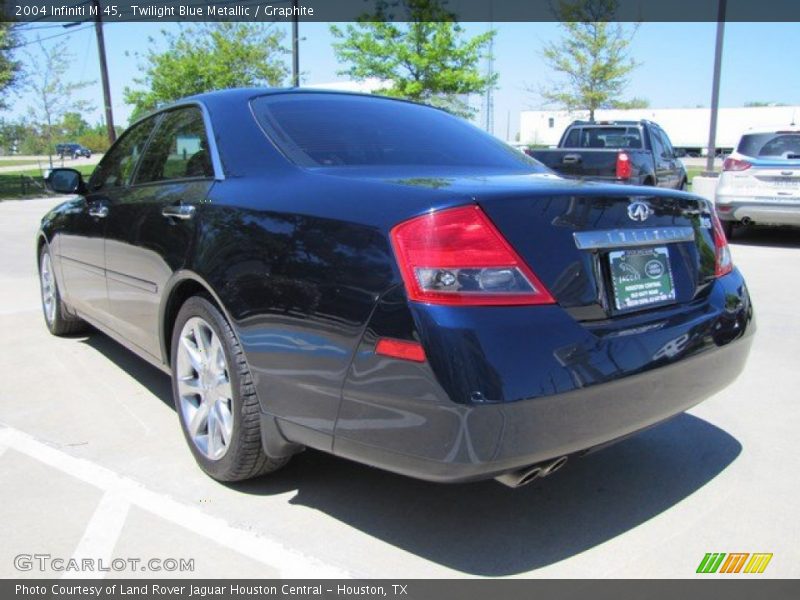 Twilight Blue Metallic / Graphite 2004 Infiniti M 45