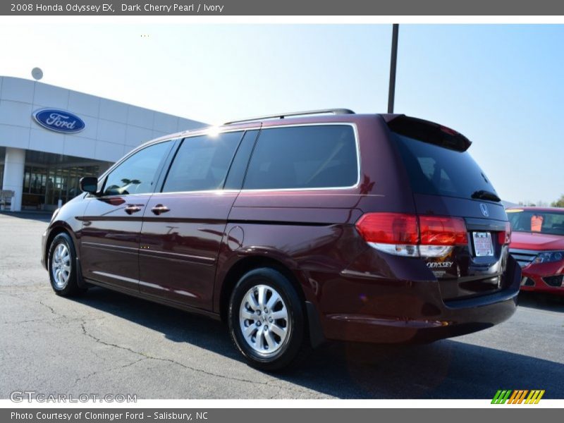 Dark Cherry Pearl / Ivory 2008 Honda Odyssey EX