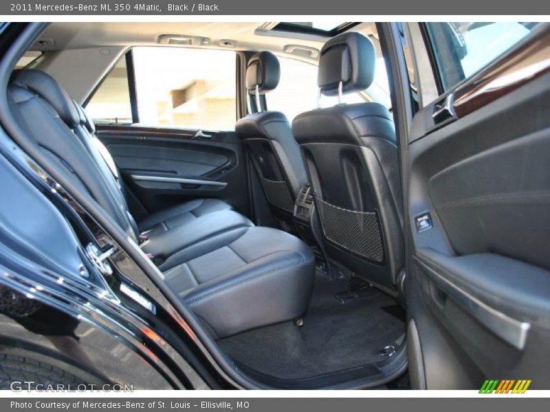 Black / Black 2011 Mercedes-Benz ML 350 4Matic