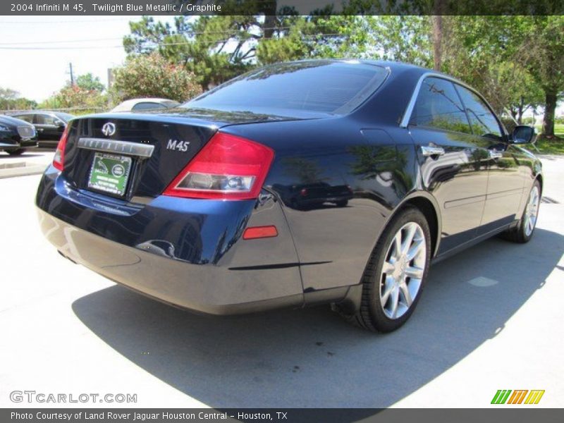 Twilight Blue Metallic / Graphite 2004 Infiniti M 45