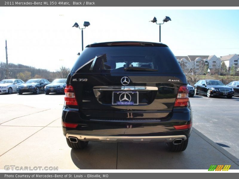 Black / Black 2011 Mercedes-Benz ML 350 4Matic