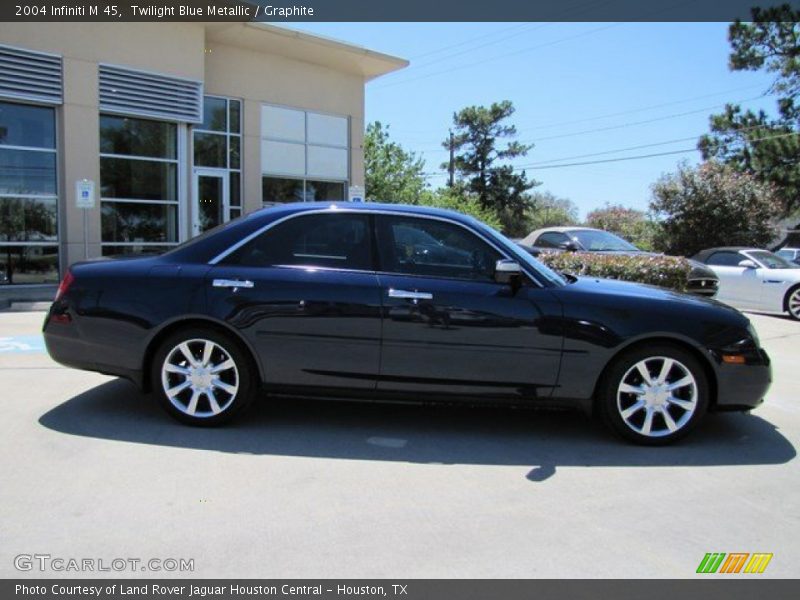 Twilight Blue Metallic / Graphite 2004 Infiniti M 45