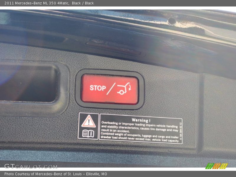Black / Black 2011 Mercedes-Benz ML 350 4Matic
