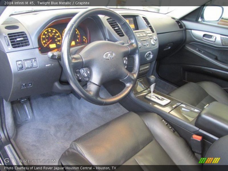 Twilight Blue Metallic / Graphite 2004 Infiniti M 45