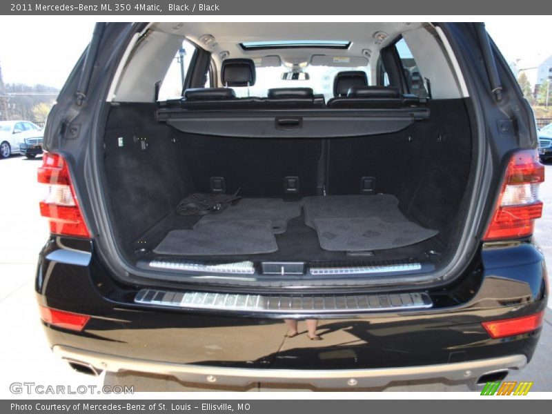 Black / Black 2011 Mercedes-Benz ML 350 4Matic