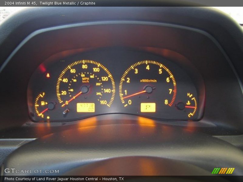 Twilight Blue Metallic / Graphite 2004 Infiniti M 45