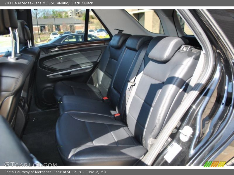 Black / Black 2011 Mercedes-Benz ML 350 4Matic