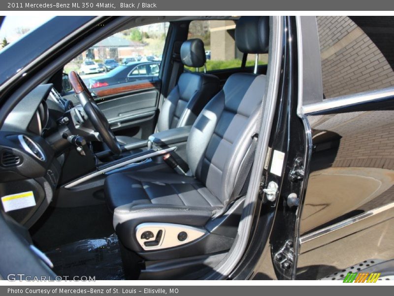 Black / Black 2011 Mercedes-Benz ML 350 4Matic